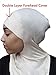 Ninja Cotton Jersey Inner Neck Under Scarf for Hijabs Black