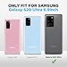 LIGTTLE Samsung Galaxy S20 Ultra Case Clear Anti-Scratch Shock Absorption Cover Case, HD Clear Slim Protective Phone Cases for Samsung Galaxy S20 Ultra 5G （Support Wireless Charger）