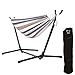 ONCLOUD 550 LBS Capacity Double Hammock with Stand Included with Portable Carrying Bag, Heavy Duty 2-Person Hammock for Outdoors & Indoors - Desert Stripe, Series TDCTZ1 - Desert Stripe