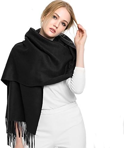 Cashmere Wool Scarf,Large Soft Women Men Scarves Winter Warm Shawl Gift