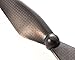 Pair Carbon Fiber Props (CW+CCW) 1345 Self Tightening Propellers 2 Pcs for DJI Inspire 1 Quadcopter - Black