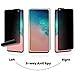 Omnifense Galaxy S10 Privacy Screen Protector Full Adhesive Plastic Soft Film [Support Ultrasonic Fingerprint], 2-Way Anti Spy Nano Shield (NOT Tempered Glass) for Samsung Galaxy S10 [2-Pack]