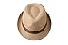 Dantiya Little Boys'/ Kids Linen Straw Band Fedoras Hat Caps Camel, One Size