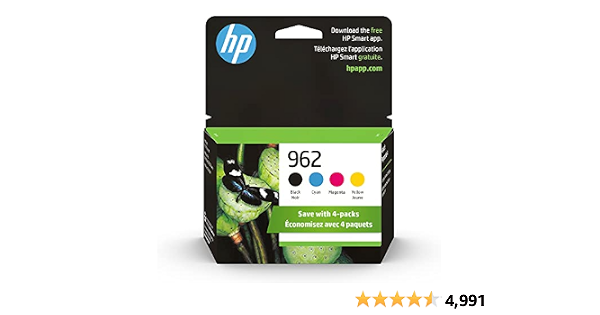 Original HP 962 Black, Cyan, Magenta 