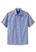 Kingsize Men's Big & Tall Easy-Care Short Sleeve Striped Sport Shirt