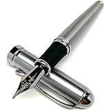 Fountain Pen, The Classic Edition With a Medium Nib, Ink Cartridge and Converter by Feeney Fine Writing Instruments.