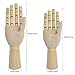Mannequin Hand - Yookat Wood Art Mannequin Hand Model - Perfect for Drawing, Sketch, etc.(Male Hand)