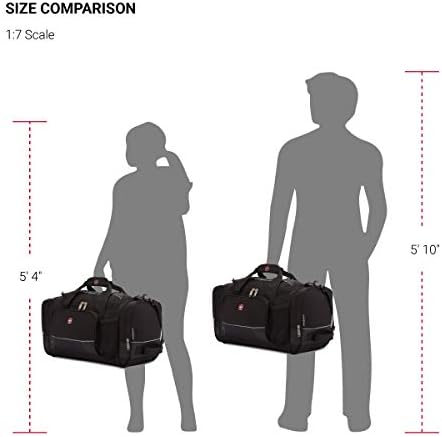 SWISSGEAR 20" Duffel Bag | Gym Bag | Travel Duffle Bags | Men's and Women's - Black 5 SWISSGEAR 20" Duffel Bag | Gym Bag | Travel Duffle Bags | Men's and Women's - Black