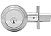 Medeco 11R523-19-1 Maxum Deadbolt, Double Cylinder, Satin Nickel Finish, 2-3/8
