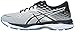 ASICS Men's Mens Gel-Cumulus 19 Athletic Shoe, Grey/Black/Directoire Blue, 8.5 2E US