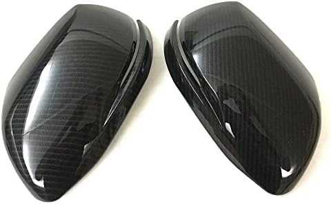 Odster Carbon Fiber Style Car Wing Side Rear view Mirror Cover Trim Car Exterior Decoration Trim Sticker for Honda CRV 2017