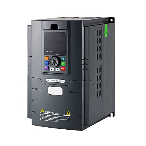 ATO 10hp VFD, 220V/240V Single Phase to Three Phase Output VFD Variable ...