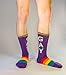 Urban Word Crew Socks Novelty Gay and Love LGBT Apparel
