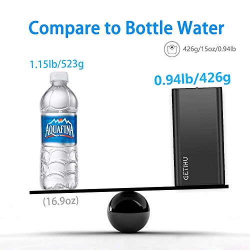 image for GETIHU Portable Charger, 20000 mAh High Capacity Power Bank, 2.1A High