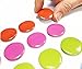 GoodHangups Colorful Round Magnets 25 x 25 mm Pieces Multi Use for Fridge Door Whiteboard Magnetic Screen Door Bulletin Boards Refrigerators Multiple Colors 24 pcs