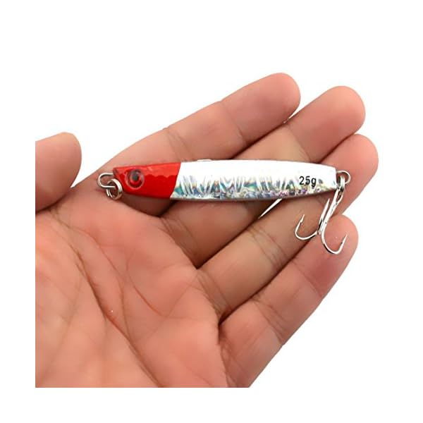 Laimeng5PC-3D-Eyes-Fishing-Lure-Crankbait-Iron-Lead-Metal-Tackle-Fish-Tool