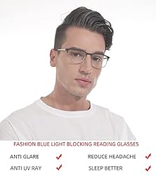 DILLY VISION 3 Pack Fashion Metal Full Frame
