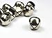 Buthneil 1 Inch Jingle Bells Christmas Silver Jingle Bells, 100 Pcs
