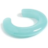 Lizzie Fortunato Women's Ridge Cuff In Marbled Aquamarine, Blue, One Size