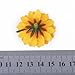 100x Artificial Gerbera Daisy Flowers Heads for DIY Wedding Party (Yellow)