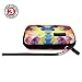 USA GEAR Hard Shell iPod Travel Case Compatible with Apple iPod Touch (7th Generation, 6th Generation, 5th), MP3 Player Case with Water Resistant Exterior, Wrist Strap - Geometric