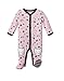 Lamaze Organic Baby baby girls Play, Footed Sleepwear, 1 Pack and Toddler Sleepers, Pink, 3M US