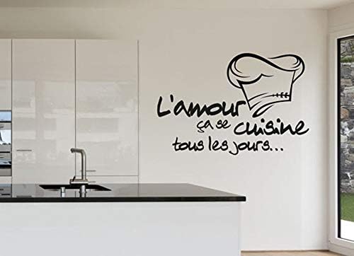Cuisine Sticker Vinyl Decal Kitchen Tile Chef Wall Decor ecorativos para paredes Decoration bedroominterior for Home Home Decor
