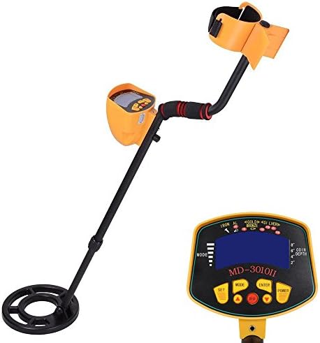 KOMOK Metal Detector, Waterproof Metal Detector Gold Digger Treasure Hunter with LCD Display and Headphone Jack