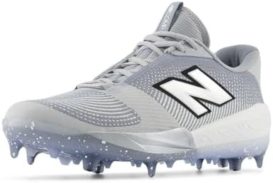 L！ Amazon.com | New Balance Men's FreezeLX V4 Low Lacrosse Shoe, Grey