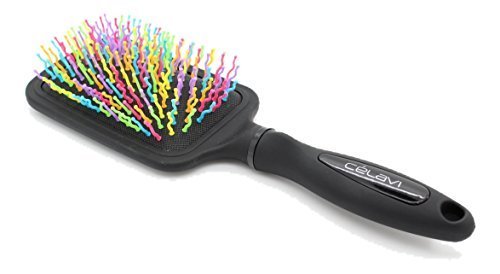 Celavi rainbow detangler professional salon hair brushe…
