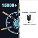 CableCreation Auxiliary Cable [2-Pack, 1.5 Feet] Right Angle 3.5mm Male to Male Aux Cable with 24K Gold Plated & Soft Cotton Braided - for All Standard 3.5mm Audio Port