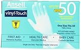 Vinyl-Touch Medical Quality Disposable Gloves, Latex Free and Powder Free, 50-Count Boxes (Pack of 4)