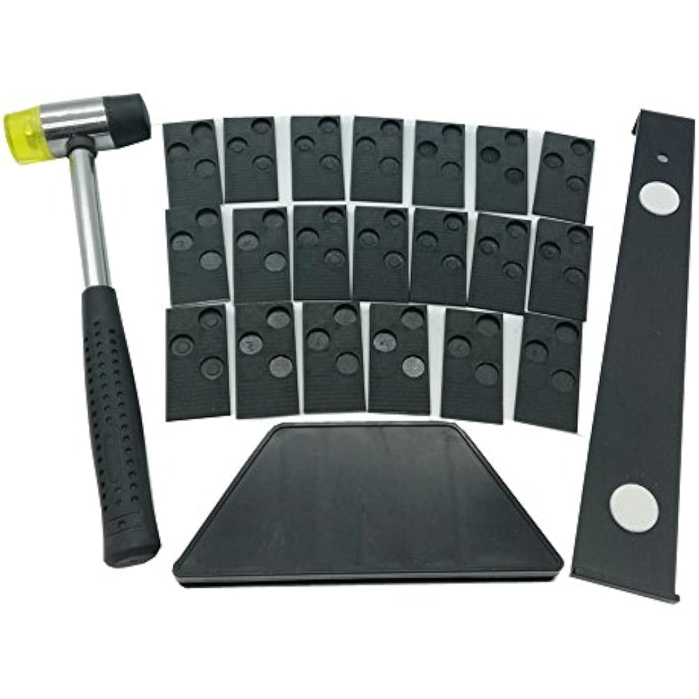 Laminate Wood Flooring Installation Kit Tapping Block, Pull Bar, Mallet 20 81224 eBay
