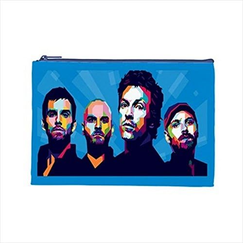 Coldplay Cosmetic Bag Pencil Bag Stationary Bag Zipper Case (L)