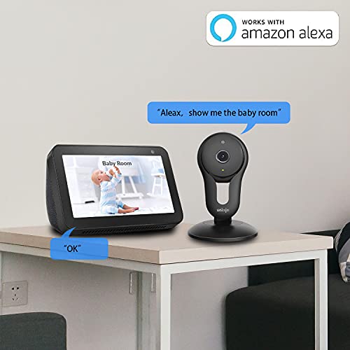 UNIOJO Indoor Security Camera, 2.4GHz WiFi Camera with Motion Alert