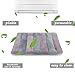 JoicyCo Extra Large Dog Bed Crate Pad 47 in Mat 100% Washable Anti-Slip Dog Matress Kennel Pads
