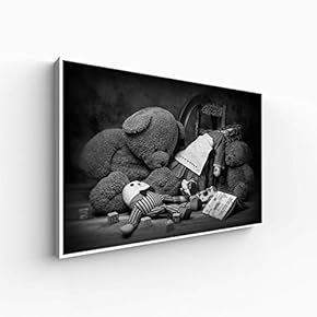 Canvas Wall Art for Living Room, Bedroom Black and White Article Framed Canvas Prints for Home Decoration Ready to Hang - 16x24 inches