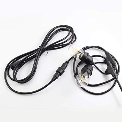 S14 Svater Outdoor String Lights 2W Glass Bulbs 3Meters/9.8Ft Extension - Image 4