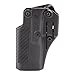 BlackHawk Serpa CQC Belt Loop and Paddle Carbon Fiber Holster For Glock 17 Right Hand Black (410000BK-R), Size 00 - Glock 17/22/31