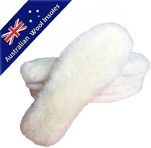 Uncle Jans Genuine Australian Sheepskin Insoles for Men and Women
