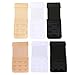 Closecret Women's Bra Back Strap Extenders with 1 to 3 Hook Optional