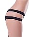 Luccy K Sexy Lingerie for Women for Sex Plus Size Prime Crotchless Open Crotch Back Bandage Large Size Panties Black L