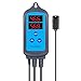 Inkbird Digital Pre-Wired Outlet Dual Stage Humidity Controller IHC-200 for Mushroom Ventilator Fan Crawl Space Curing Meat Humidifier Dehumidifier primary