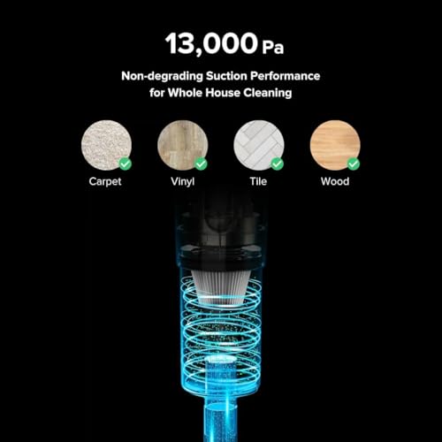 Airbot DX200 Ultra Thin Slim Wet & Dry Mop Vacuum with Water Tank Mopping Cloth Handheld Stick Vacuum Cleaner EU