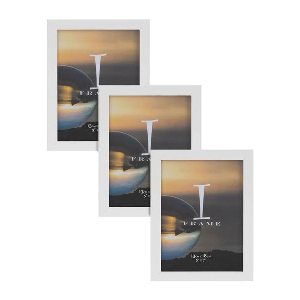 5' x 7' - iFrame Set of 3 Photo Frames White