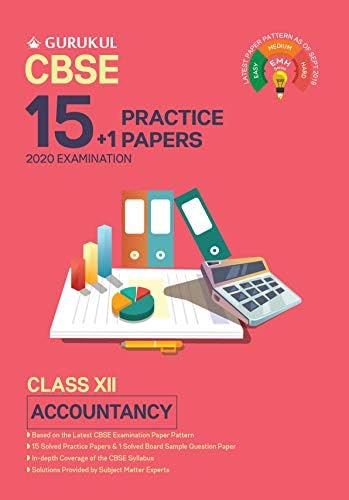 15+1 Practice Papers - Accountancy: CBSE Class 12 for 2020 Examination