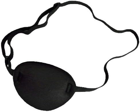 Amazon 弱視 斜視 目の腫れ アダルト用 アジャスター眼帯 ブラック Malliah 眼帯