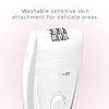 Conair Satiny Smooth Total Body Epilator, Women’s Hair Removal System, 40 Tweezer Head Women's Epilator - Cordless/Rechargeable