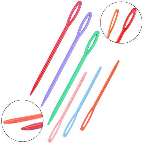 2 Colorful+Plastic+Sewing+Needles+Education
