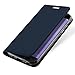 Samsung Galaxy J7 2018 Case,Galaxy J7 V 2nd Gen / J7 Aero / J7 Aura / J7 Crown / J7 Top / J7 Refine / J7 Eon / J7 Star Case,DUX DUCIS PU Leather Flip Folio Case (Deep Blue)